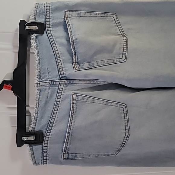 Wide Leg Puddle Light Blue Jeans - Picture 9 of 12